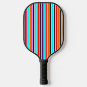 Gemengde strips pickleball paddle (Voorkant)
