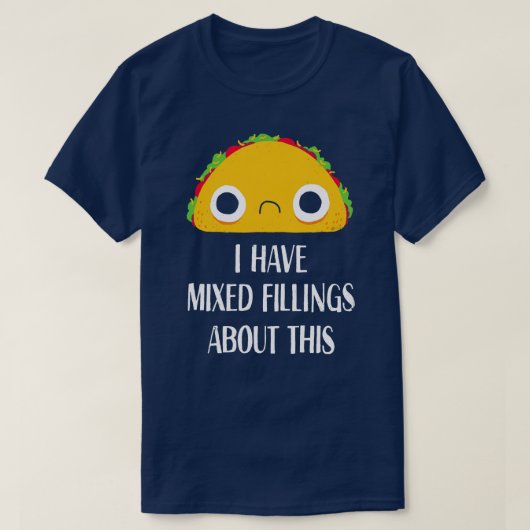 gemengde taco-vullingen t-shirt (Design voorkant)
