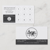 Gemengde trouwkaart voor het Visitekaartje van Mar Klantenkaartje (Voorkant / Achterkant)