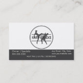 Gemengde trouwkaart voor het Visitekaartje van Mar Klantenkaartje (Achterkant)