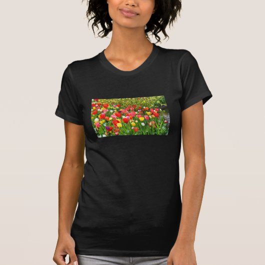 Gemengde tulpen t-shirt (Voorkant)