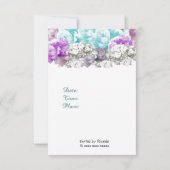 Gemengde uitnodiging voor Baby shower Bouquet (Achterkant)