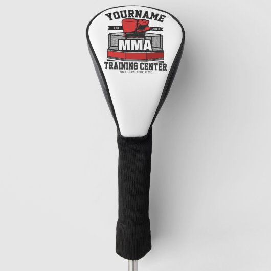 Gemengde vechtsporten MMA Vecht Training Golfheadcover (Voorkant)