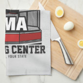 Gemengde vechtsporten VOEG NAAM TOE MMA Vecht Trai Theedoek (Quarter Fold)