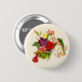 Gemengde ventilator Bouquet Ronde Button 5,7 Cm (Voorkant /achterkant)