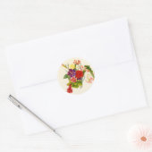 Gemengde ventilator Bouquet Ronde Sticker (Envelop)