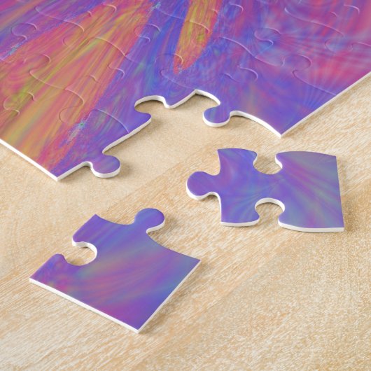 Gemengde verf puzzel (Zijkant)