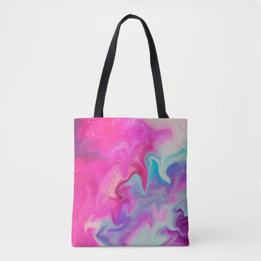 Gemengde verfachtergrond tote bag (Voorkant)