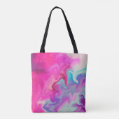 Gemengde verfachtergrond tote bag (Achterkant)