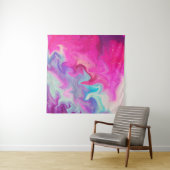 Gemengde verfachtergrond wandkleed (In Situ (horizontaal))