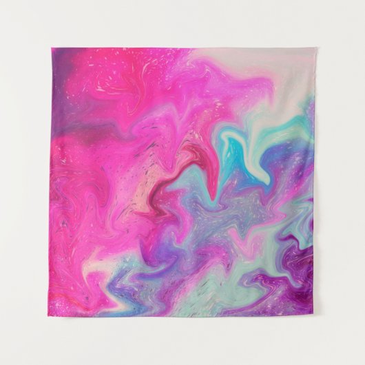 Gemengde verfachtergrond wandkleed (Voorkant)