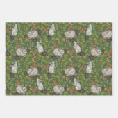 Gemengde Victoriaanse Antieke Konijn Bessentuin Inpakpapier Vel (Voorkant 3)