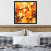 Gemengde Vierkanten Canvas Afdruk (Insitu (Slaapkamer))