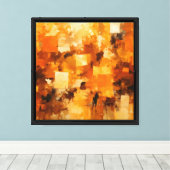 Gemengde Vierkanten Canvas Afdruk (Insitu (Houten vloer))