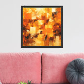 Gemengde Vierkanten Canvas Afdruk (Insitu (Woonkamer))