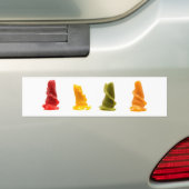 Gemengde vreemde deegwaren bumpersticker (Op auto)
