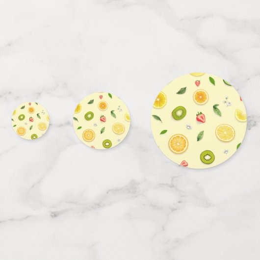 Gemengde vruchten 2 confetti (Achterkanten)