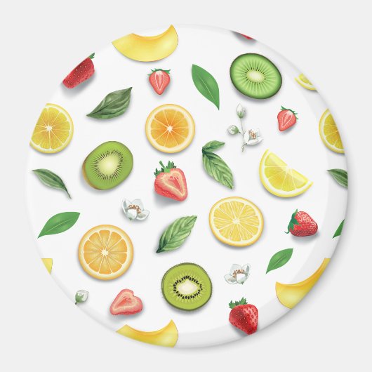 Gemengde vruchten 4 magneet (Voorkant)