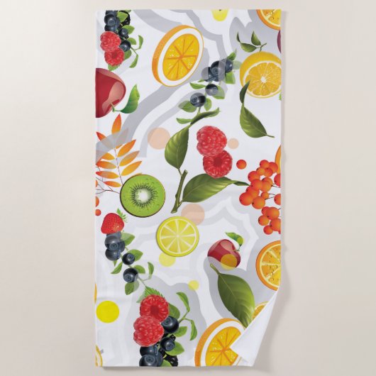 Gemengde vruchten 5 strandlaken (Voorkant)