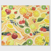 Gemengde vruchten 6 cadeaupapier (Vlak)