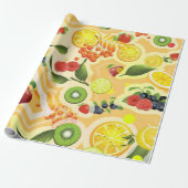 Gemengde vruchten 6 cadeaupapier (Uitgerold)