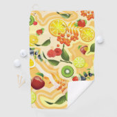 Gemengde vruchten 6 golfhanddoek (Insitu)