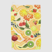 Gemengde vruchten 6 golfhanddoek (Voorkant)