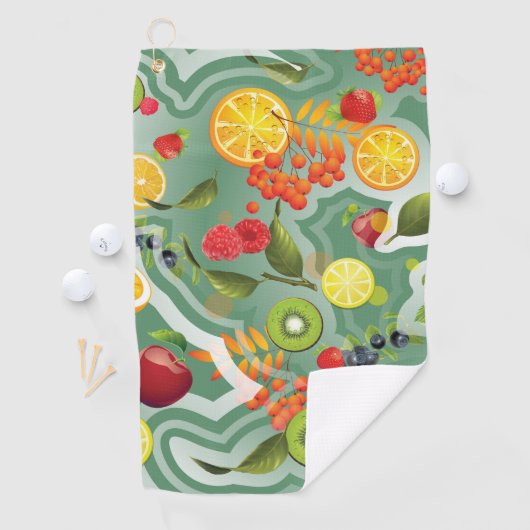 Gemengde vruchten 7 golfhanddoek (Insitu)