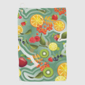 Gemengde vruchten 7 golfhanddoek (Voorkant)