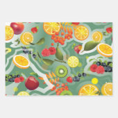 Gemengde vruchten 7 inpakpapier vel (Voorkant 3)