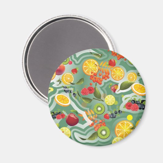Gemengde vruchten 7 magneet (Voorkant / Achterkant)