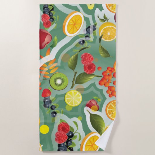 Gemengde vruchten 7 strandlaken (Voorkant)