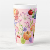 Gemengde vruchten latte mok (Voorkant)