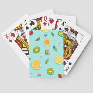 Gemengde Vruchten Pokerkaarten