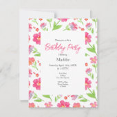 Gemengde Waterverf bloemen 2 Kaart (Voorkant)