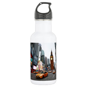 Gemengde wereld! - New York City en Londen Waterfles