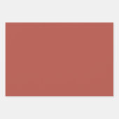 Gemengde wikkelbladen Terracotta - Kameel - Grijs Inpakpapier Vel (Voorkant)