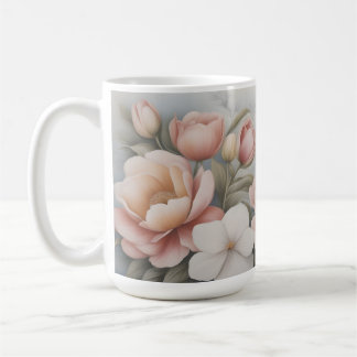 Gemengde wilde bloemen - Klassieke pastelbloem Koffiemok
