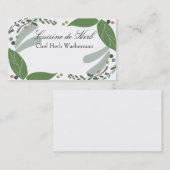 Gemengde wilde kruiden kok-visitekaartjes... visitekaartje (Voorkant / Achterkant)