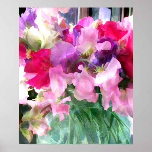 Gemengde zoetstoffen in een pot poster (Voorkant)