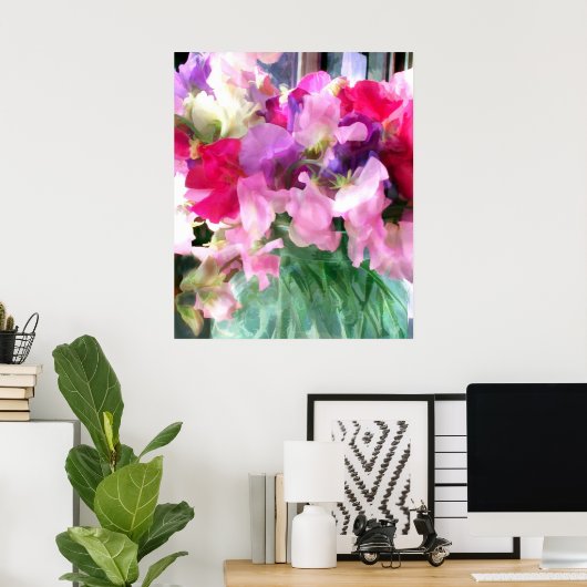 Gemengde zoetstoffen in een pot poster (Thuiskantoor)