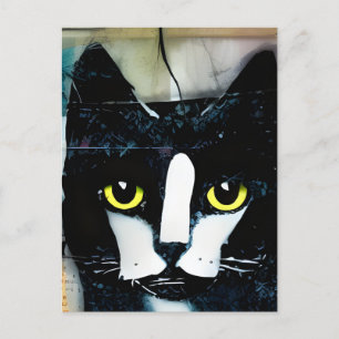 Gemengde zwarte mediatet briefkaart