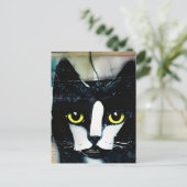 Gemengde zwarte mediatet briefkaart (Staand voorkant)