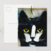 Gemengde zwarte mediatet briefkaart (Voorkant / Achterkant)