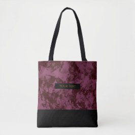 Gemerbleerd Burgundy | Chic Vakantie Tote Bag