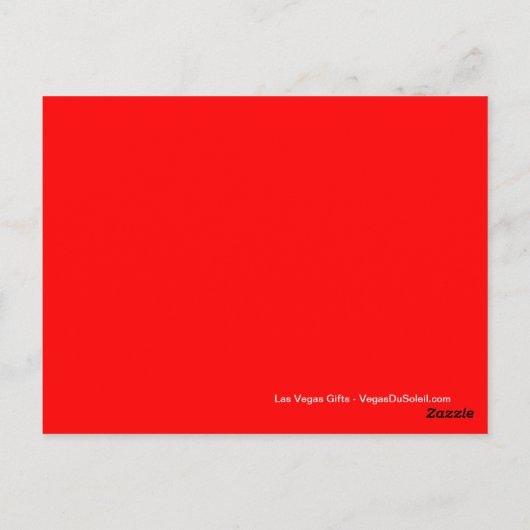 GEMERKT in Fabulous Las Vegas met Bride & Groom P Briefkaart (Achterkant)