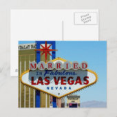 GEMERKT in Fabulous Las Vegas Post Kaart (Voorkant / Achterkant)