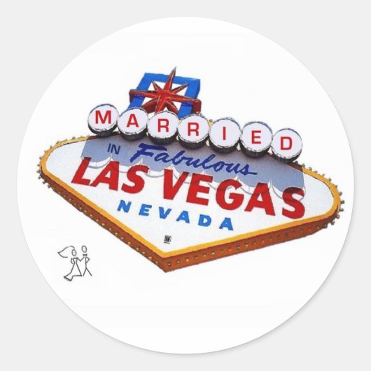 GEMERKT in Fabulous Las Vegas Sticker (Voorkant)
