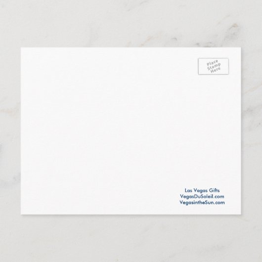 GEMERKT in het Briefkaart van Fabulous Las Vegas (Achterkant)