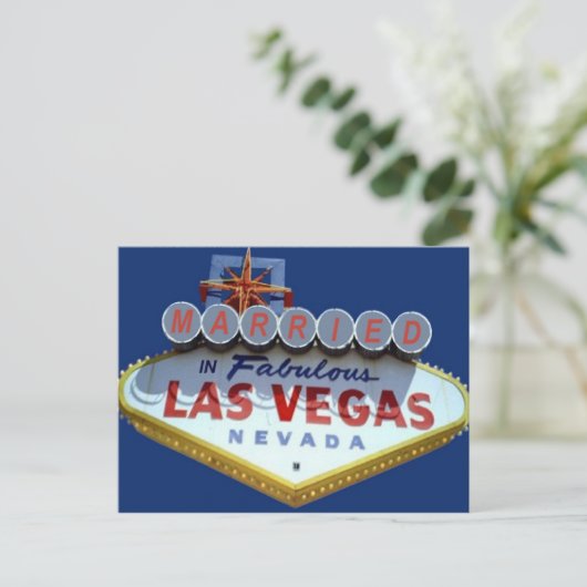 GEMERKT in het Briefkaart van Fabulous Las Vegas (Staand voorkant)